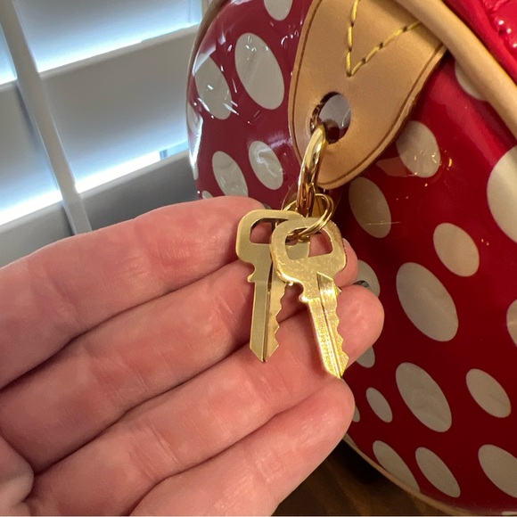 LOUIS VUITTON Vernidot Dot Infinity Papillon 30 Yayoi Kusama Tote Bag Red NEW! - Picture 4 of 14